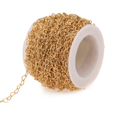 Heart chain, surgical steel, two color options