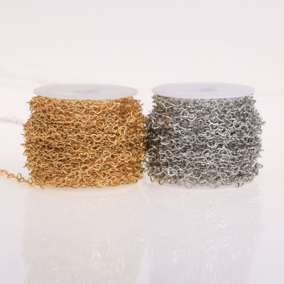 Srdíčkový řetízek chirurgická ocel dvě barevné varianty