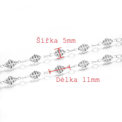 Surgical steel connector chain
