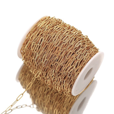 Oválná řetízkovina zdobená 12,5 x 4,20 x 1mm ve dvou barevných kombinacích chirurgická ocel