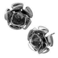 Smoothie with flower size 13mm without eyelet for hanging from surgical steel