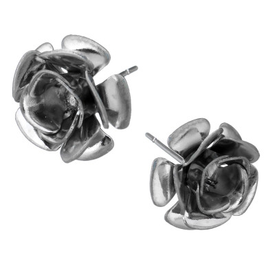 Smoothie with flower size 13mm without eyelet for hanging from surgical steel