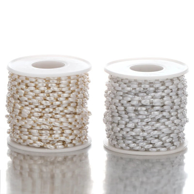 Perlový řetízek chirurgická ocel dvě barevné varianty