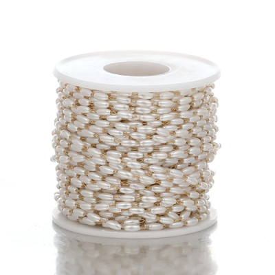 Perlový řetízek chirurgická ocel dvě barevné varianty