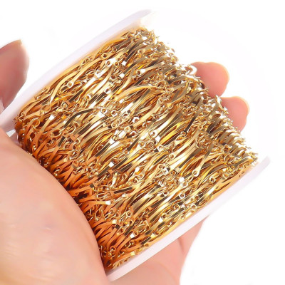 Řetízek s konektorem chirurgická ocel dvě barevné varianty