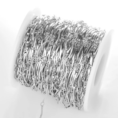 Řetízek s konektorem chirurgická ocel dvě barevné varianty