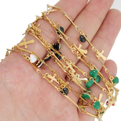 Řetízkovina s malými  přívěsky chirurgická ocel