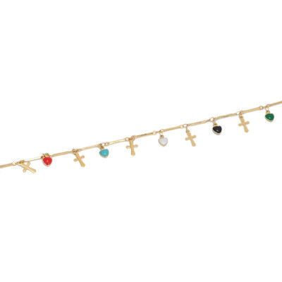 Řetízkovina s malými  přívěsky chirurgická ocel