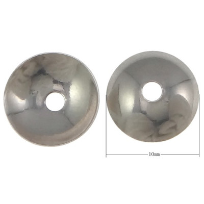 Smooth bead 10mm made of surgical steel