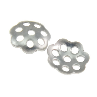 Bead cap, 100pcs, surgical steel