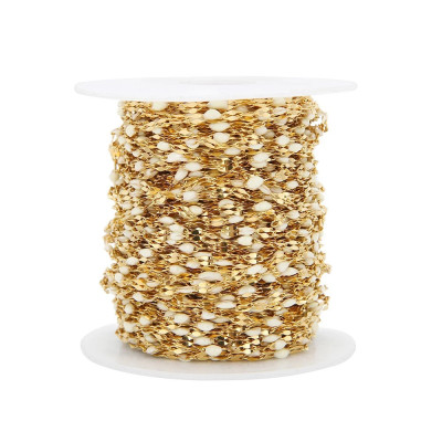 Řetízkovina s emailem chirurgická ocel tři barevné kombinace