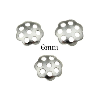 Bead cut 6mm from surgical steel