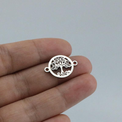 Connector with life tree surgical steel two color variants