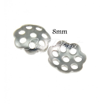 Bead cut through 8mm surgical steel