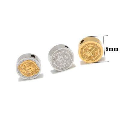 Korálek tři barevné kombinace chirurgická ocel