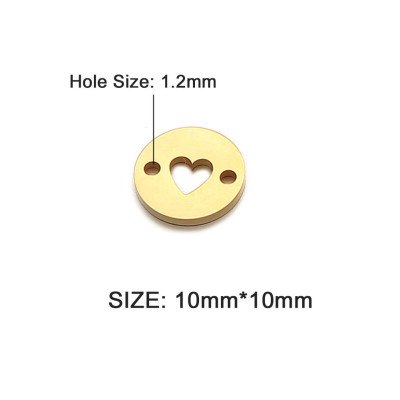 Konektor kolečko se srdíčkem chirurgická ocel