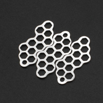 Honeycomb connector surgical steel
