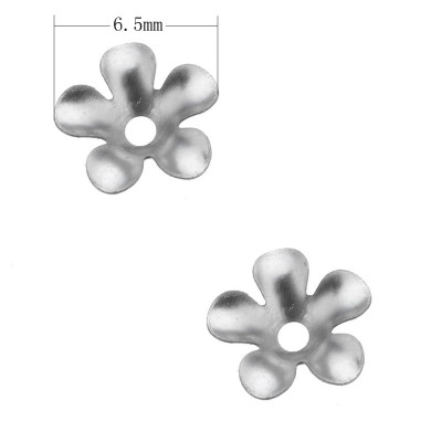 Bead shaped small 6.5mm surgical steel