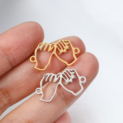 Konektor dvě ruce dvě varianty chirurgická ocel