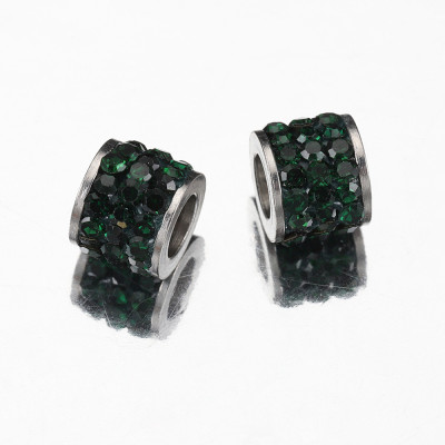 Bead with chatons surgical steel