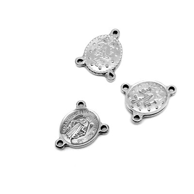 Rosary connector surgical steel