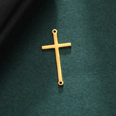 Cross connector two color combinations surgical steel