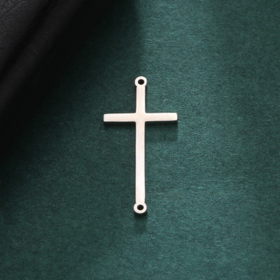 Cross connector two color combinations surgical steel