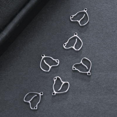 Small dog pendant surgical steel