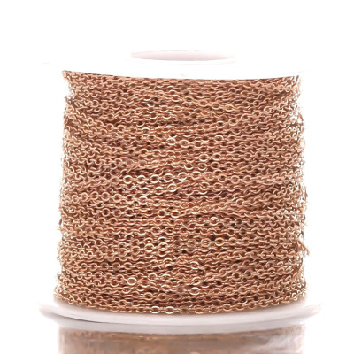 Chain oval eyes 1.5 mm surgical steel