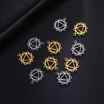 Pendant chakra yoga surgical steel two variants