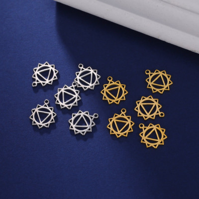 Pendant chakra yoga surgical steel two variants