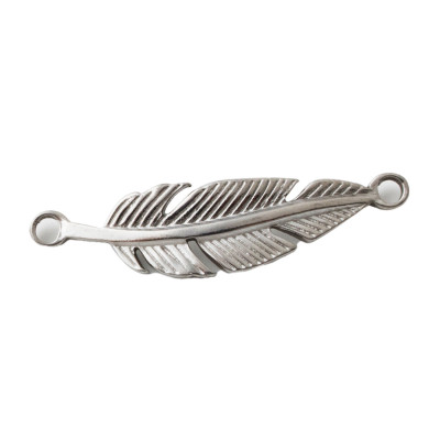 Curved connector feather surgical steel