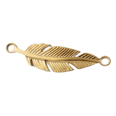 Curved connector feather surgical steel