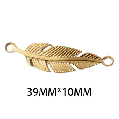 Curved connector feather surgical steel