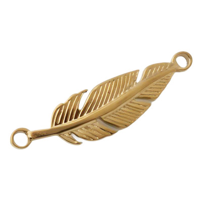 Curved connector feather surgical steel