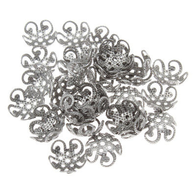 Bead cap, 1 piece, surgical steel