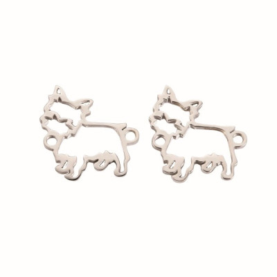 Connector Yorkshire terrier surgical steel