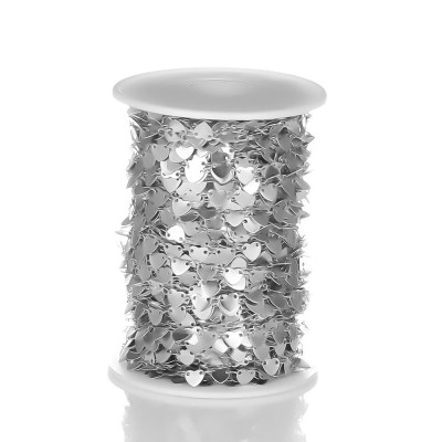 Řetízkovina se srdíčky dvě barevné varianty chirurgická ocel