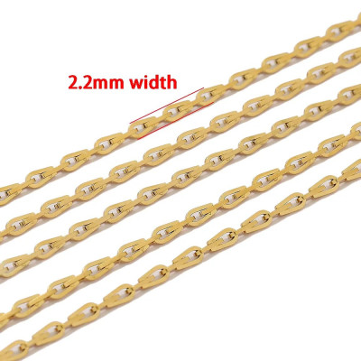 Chain two color variants surgical steel