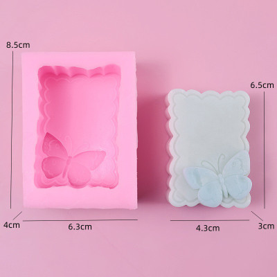 Silicone butterfly soap mold
