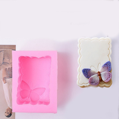 Silicone butterfly soap mold
