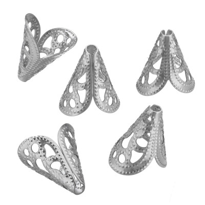 Bead cut through shaped of surgical steel