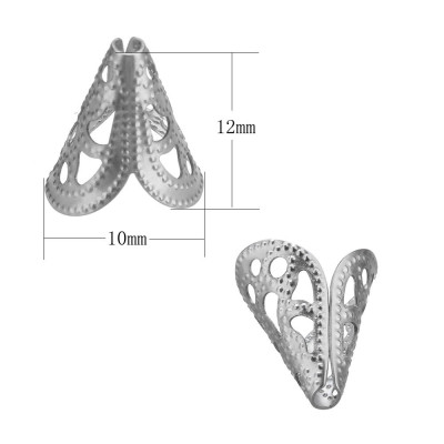 Bead cut through shaped of surgical steel