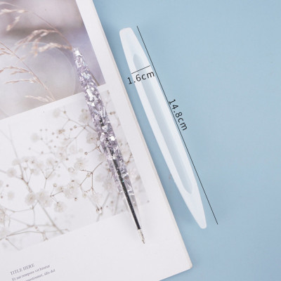 Silicone mold for making a pen