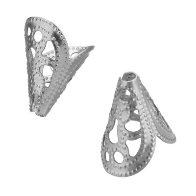 Bead cut through shaped of surgical steel