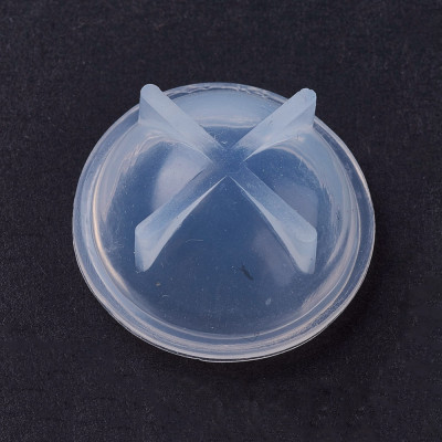 Silicone mold for casting a 20mm crystal resin ball