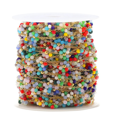 Řetízkovina s korálkovou kytičkou chirurgická ocel