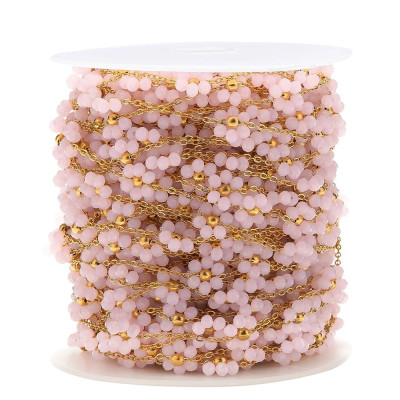 Řetízkovina s korálkovou kytičkou chirurgická ocel