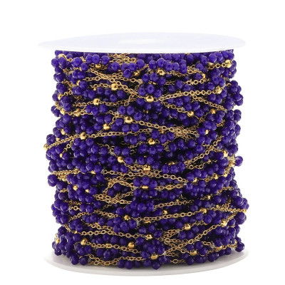 Řetízkovina s korálkovou kytičkou chirurgická ocel