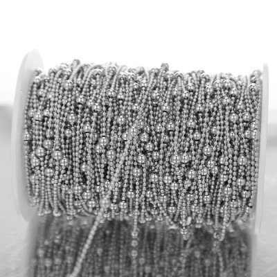 Mixed Ball Chain Fabric – 1.5 mm & 4 mm Steel 304